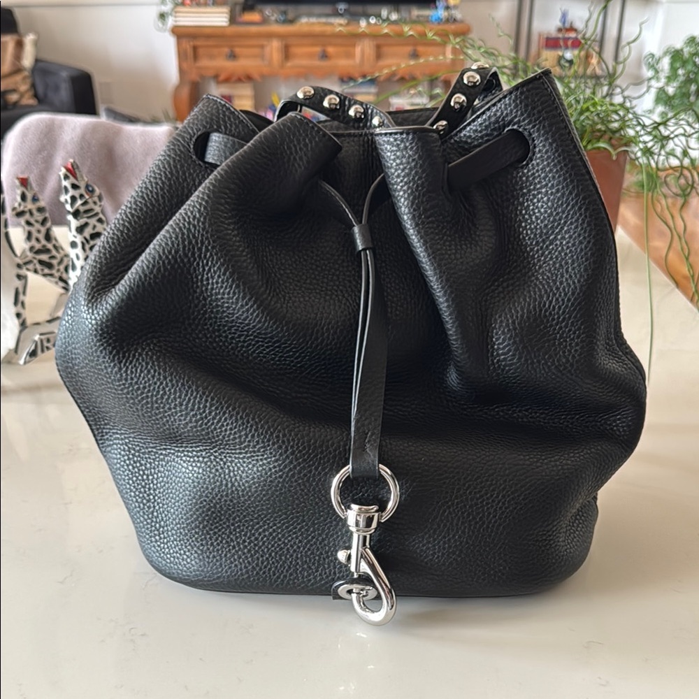 Rebecca Minkoff Black Leather Backpack